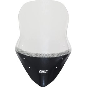 Resim GP Kompozit Suzuki İnazuma 2012-2016 Uyumlu Baskılı Tur Camı Şeffaf 65 cm 