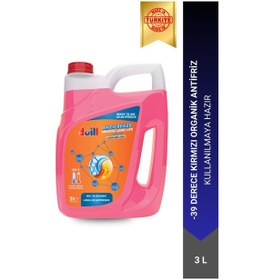 Resim Doill -39 / -40 Derece Hazır Karışım 3 Litre Organik Kırmızı Antifriz - G12 