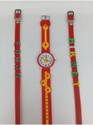 Resim GTURK STORE Çocuk Galatasaray Taraftar Saat İsime Özel Bileklik 