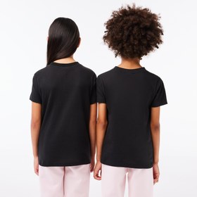 Resim Lacoste Classic Çocuk Siyah T-shirt 