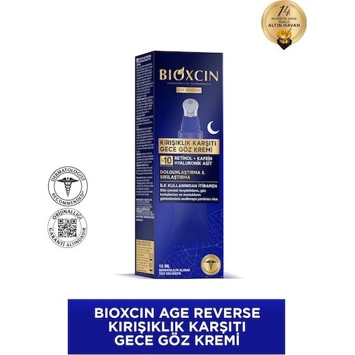 Hype Store Age Reverse Gece Göz Kremi 15 ml - Retinol, Kolajen, Hyaluronik Asit ve Bitkisel Kompleks Içerikli - Kırışıklık Karşıtı ve Aydınlatıcı Etki Fiyatı ve Özelliklerı - Badem