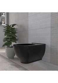 Resim Lucco Garcia 53 CM Kanalsız Asma Klozet Siyah 