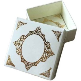 Resim Komple Karton Kutu Saray Desen Gold Yaldız 4X4X2 Cm (50 Adet) Kr 