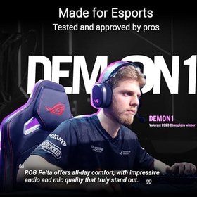 Resim ASUS ROG Pelta Siyah Kablosuz Gaming (Oyuncu) Kulaklık 