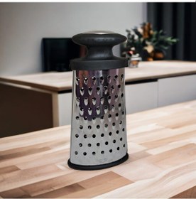 Resim 24 Cm Çift Taraflı Kule Çelik Rende El Rendesi Çift Taraflı Mini Gözenekli Fonksiyonel Mutfak Rendesi 