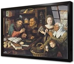 Resim Jan Matsys Çerçeveli Cam Tablo 20x30 cm CB02532 