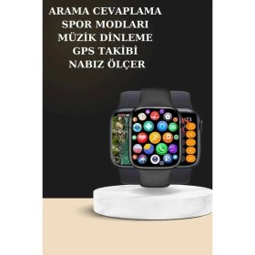 Resim Bluetooth Bağlantılı Kablosuz Kulaklık ve Yeni Nesil Akıllı Saat 5.0 Bluetooth 