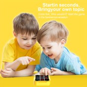 Resim Çocuklar için Eğitici Oyun Makinesi Tic-Tac-Toe, Taşınabilir Açık Etkileşimli Oyuncak, Yaratıcı Dokuz Kare Düello, Mantık Düşünmesi ve Strateji Planlama Becerilerini Geliştiren Eğlenceli Eğitici Aracı 