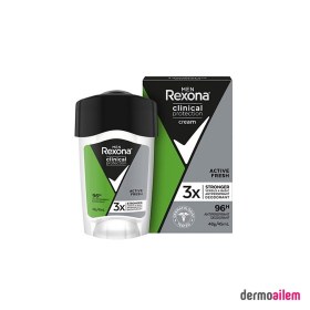 Resim Rexona Men Clinical Protection Erkek Stick Deodorant Active Fresh 45 ml 