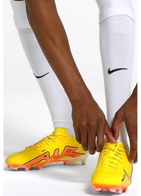 Resim Nike Mercurial Air Zoom F.g. M.g. Erkek Soccer Shoes Krampon Sarı | Orjinal 