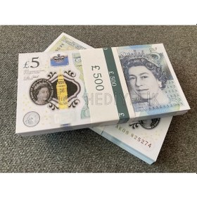 Resim 100 ADET 5 STERLİN BANKNOT POUND PARA GEÇERSİZ P... 