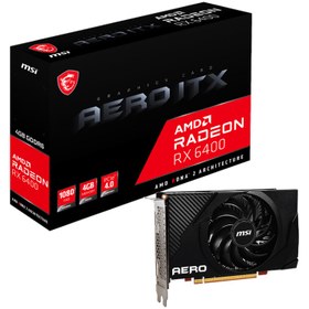 Resim MSI Radeon RX 6400 Aero ITX 4G 4GB GDDR6 64 Bit Ekran Kartı 