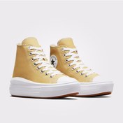 Resim Converse A06897c Chuck Taylor All Star Move Platform Seasonal Color Kadın Boğazlı Sneaker Spor Ayakkabı Sarı 