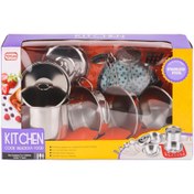 Resim Nessiworld 666-B8 Metal Çay Seti -Toysan Oyuncak 