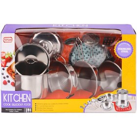 Resim Nessiworld 666-B8 Metal Çay Seti -Toysan Oyuncak 