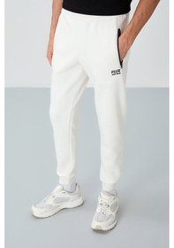 Resim Tommy Life Cesar Ekru Cepli Şardonlu Erkek Eşofman Alt - 84929 Ekru 