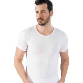 Resim Lüx Drm Erkek Penye Kısa Kollu Bisiklet Yaka Fanila Atlet 150 001 