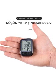 Resim ShopFast Profesyonel Bisiklet Hız Göstergesi Dijital Led Ekran Kilometre Sayacı Saat Su Geçirmez 