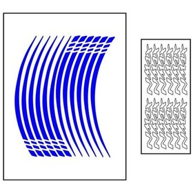 Resim Yamaha Reflektör Mavi Iv Nmax Jant Şeridi 