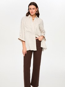 Resim Faik Sönmez Kadın Tunik US26TNK018 - Ekru / XL 
