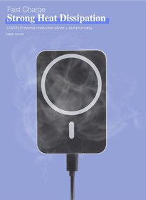 Resim Hp-a07 15w Kablosuz Şarj Araba Telefon Tutucu Havalandırma 