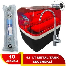 Resim Lg Membran Teknolojili 10 Aşamalı Pompalı Su Arıtma Cihazı 