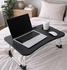 Resim hodbehod Portatif Katlanabilir Yatak Koltuk Üstü Hasta Servis Masası Laptop Bilgisayar Sehpası 