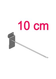 Resim 10 Adet 10 Cm Kanallı Pano Kancası, Aksesuar Ve Bijuteri Kancası Metal 