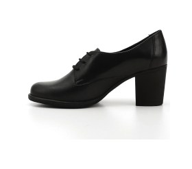 Resim Gönderi(R) Gönderi R Kadın Siyah Bağcıklı Orta Kalın Topuklu Hakiki Deri Oxford Ayakkabı Gdza13424135 siyah 