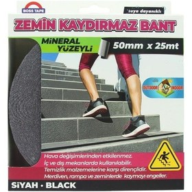 Resim Geseus Boss Siyah Merdiven Kaydırmaz 50Mmx25Mt Bant 