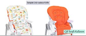 Resim Holmer Leke Tutmaz Organik Max-T Açık Gri Mama Sandalyesi Minderi 