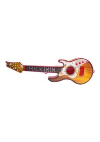 Resim Rock Gitar Metal Telli 45 Cm Kırmızı 