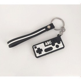 Resim Oyun Konsolu Silikon Anahtarlık Çanta Süsü Oyuncak 