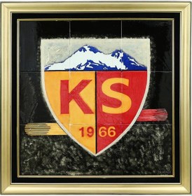 Resim Kayserispor Arması Çini Tablo 