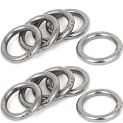 Resim Dgspirit 20MM x 3mm Paslanmaz Çelik Dokuma Çemberleme Kaynaklı O Ringler 10 Adet (Yurt Dışından) 