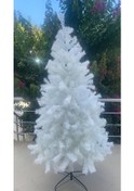 Resim Beyaz Yılbaşı Ağacı 180 Cm 600 Gür Dallı 
