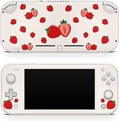 Resim Tacky design Nintendo Switch lite ile Uyumlu Çilek Kaplaması, İrlanda Krem Anahtarı lite Çıkartmalar Vinil 3m Çıkartma Sevimli Tam Sarma Kapak 