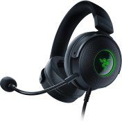 Resim RAZER Kraken V3 RGB 7.1 Surround Siyah Gaming Kulaklık RZ04-03770200-R3M1 