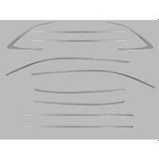 Resim As Aktif Skoda Scala Hb Cam Çerçevesi 10 Parça 2020 Ve Üzeri Krom Paslanmaz Çelik 