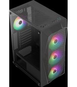 Resim Aerocool AE-FLC-750BR 750W 80+ BR 4x120mm FRGB USB 3.0 Micro ATX-Mini ITX Siyah Kasa 