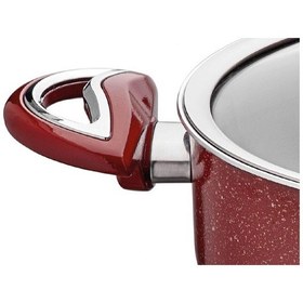 Resim Taç Granit Teflon Basık Tencere 28 CM 