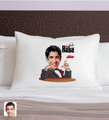 Resim Bk Gift Kişiye Özel Karikatürlü The Baba Tasarımlı Pamuklu Yastık Kılıfı-4 50x70cm, Babaya Hediye, Babalar Günü Hediyeleri Kobitmeyencom31352 Bk Gift 
