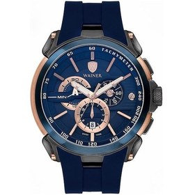 Resim Wainer Wa.16910-c Quartz Swiss Made Silikon Lacivert 48 Mm Erkek Kol Saati 