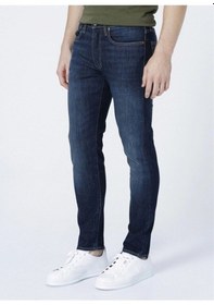 Resim Levi's Erkek Slim Fit Jean - Minimalist Günlük Stil Koyu İndigo 