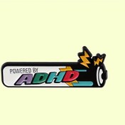 Resim ADHD ile Güçlendirilmiş Karikatür Emaye Yaka İğnesi - Sırt Çantaları, Evrak Çantaları ve Giyim Aksesuarları için Canlı Çok Renkli Çinko Alaşım Rozeti - Benzersiz Moda Hediye Fikri 