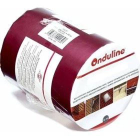 Resim Onduline Isoband Kırmızı 30 cm Süper Güçlü Su Sızdırmaz Çamur Bant Tüm Yüzeylerde Uygulama İçin 