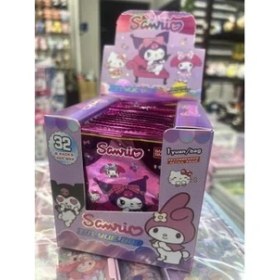 Resim Anime Sanrio Pembe Paket Kuromi Kart x 30 Paket 