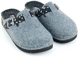 Resim Gezer Kadın Kışlık Rahat Taban Tek Toka Ayarlanabilir Keçe Ev Bahçe Terlik GT1KZE.16149.03 