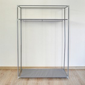 Resim Reyo Prado Basic Çelik Profilli Bez Dolap - Gri 