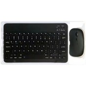 Resim Büro Ev Ofis Bilgisayarı İçin Kablosuz Siyah Bluetooth Klavye Mouse Seti Diğer 